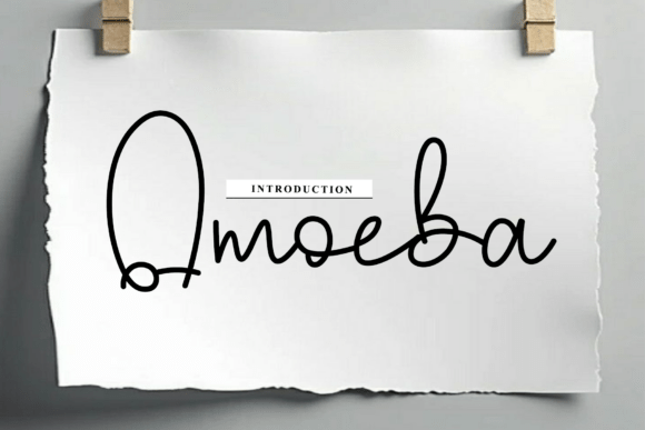 Amoeba: A Timeless Handwritten Font for Brand Identity