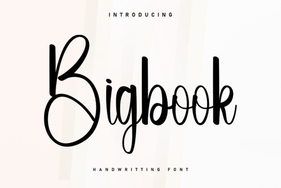 Bigbook: The Handwritten Font for Campaigns That Connect