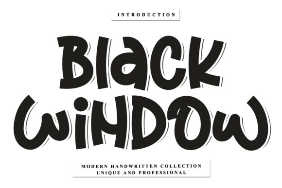 Black Window: A Premium Script Font for Your Brand