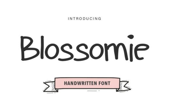 Bloomsie: A Handwritten Typeface for Modern Web Design