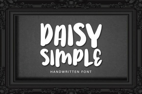 Daisy Simple: A Handwritten Font for Modern Web Design