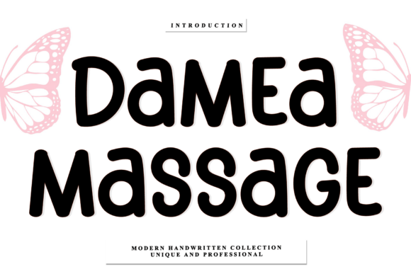 Damea Massage: A Timeless Handwritten Font for Web Design