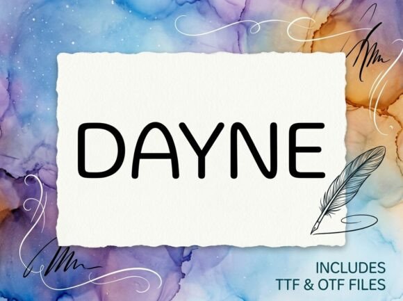 Dayne: A Modern Handwritten Typeface for Editorial Design