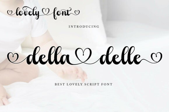 Della Delle: A Romantic Script Font for Makers