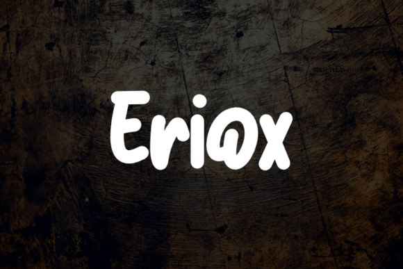 Eriox: A Modern Script Font for Crafters