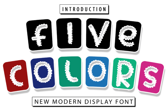 Five Colors: A Timeless Handwritten Font for Crafters