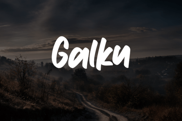 Galku: A Modern Typeface for Digital Design