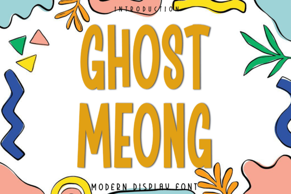 Ghost Meong: A Modern Handwritten Typeface for Editorial Design