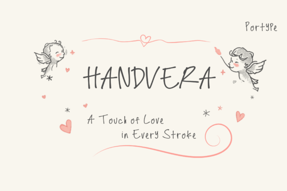 Handvera: A Warm Handwritten Typeface for Web Design