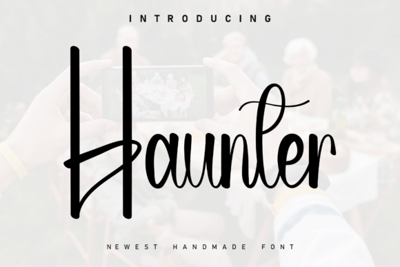 Haunter: The Script Font for Bold Campaigns