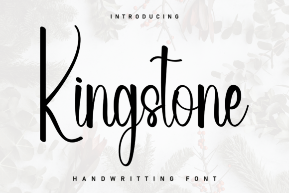 Kingstone: A Handwritten Font for Modern Editorial Design