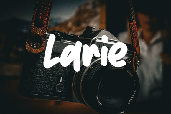 Larie: A Modern Typeface for Scroll-Stopping Campaigns