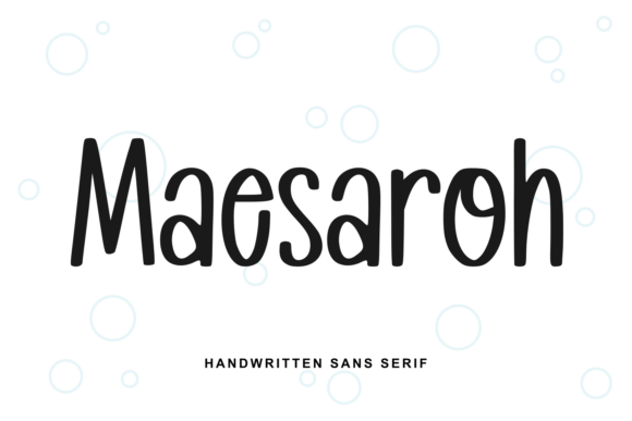 Maesaroh: A Modern Handwritten Font for Web Design