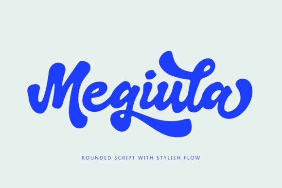 Megiula: A Modern Script Font for Brand Identity