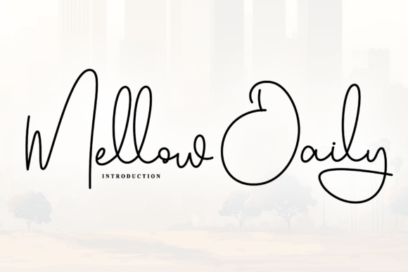 Mellow Daily: A Handwritten Font for Modern Web Design
