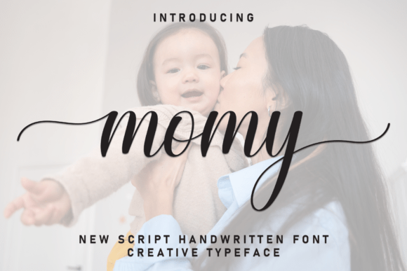 Momy: A Handcrafted Script Font for Editorial Warmth