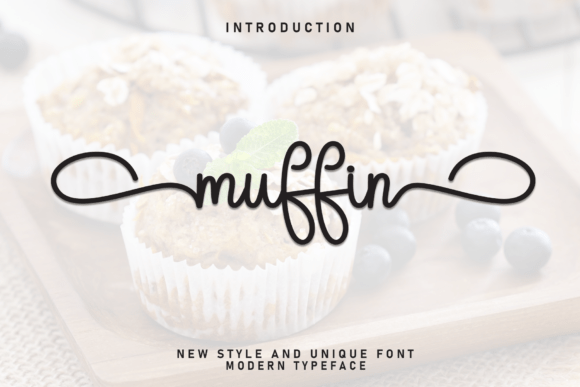 Muffin: A Friendly Display Font for Campaigns