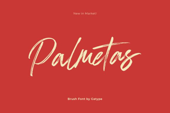 Palmetas: A Playful Brush Font for Modern Campaigns
