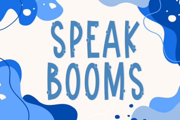 Speak Booms: A Modern Handwritten Font for Makers
