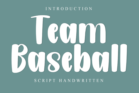 Team Baseball: A Playful Font for Campaigns