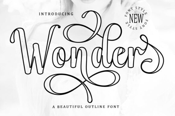 Wonders: The Elegant Outline Font for Campaigns