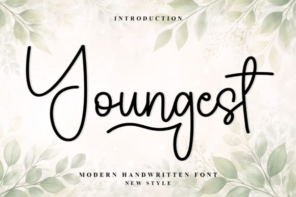 Youngest: A Modern Script Font for Web Design